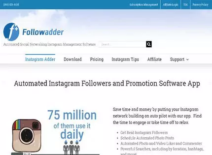 Homepage - Followadder Review
