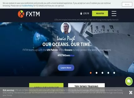 Homepage - ForexTime Review