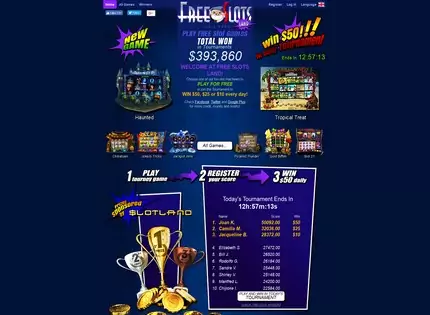 Homepage - Free Slots Land Review