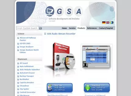 Homepage - GSA Radio Stream Recorder Review