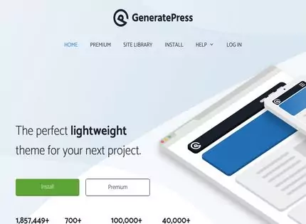 Homepage - GeneratePress Review