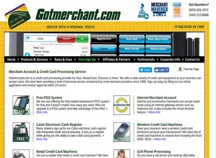 Homepage - Gotmerchant.com Review