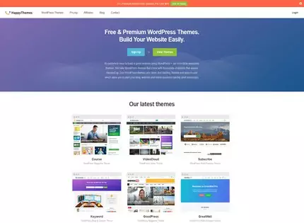 Homepage - HappyThemes Review
