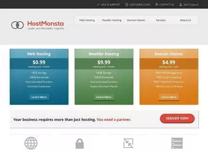 Homepage - HostMonsta Review