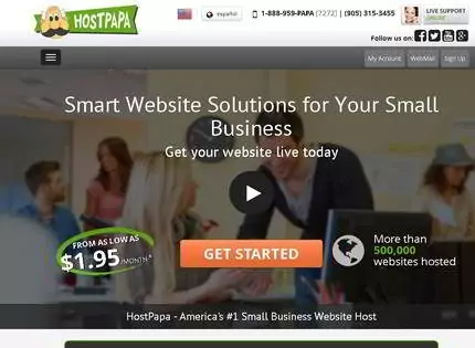 Homepage - HostPapa Review