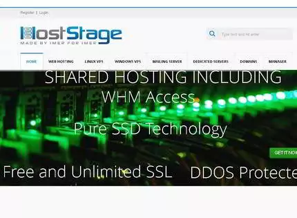 Homepage - HostStage Review