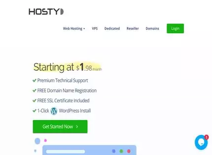 Homepage - HostYD Review