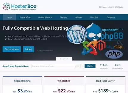 Homepage - HosterBox Review