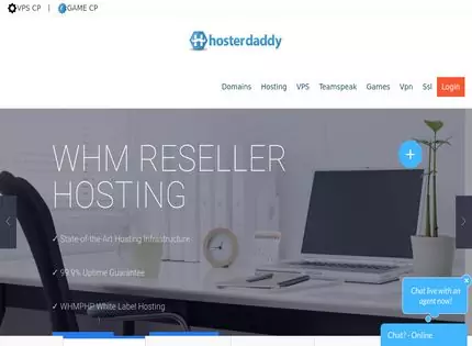 Homepage - HosterDaddy Review