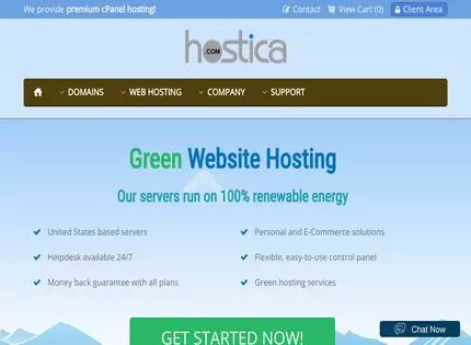 Homepage - Hostica Review