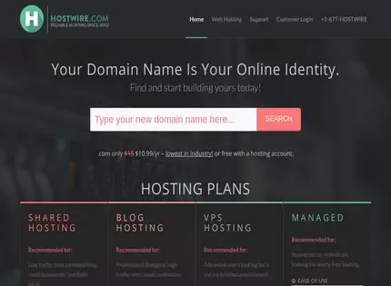 Homepage - Hostwire Review