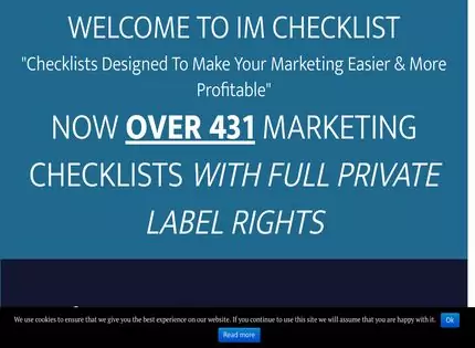 Homepage - IM Checklist Review
