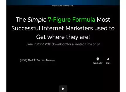 Homepage - Info Success Formula Review