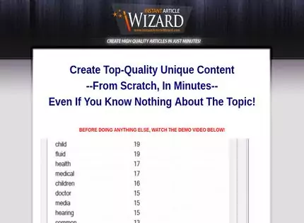 Homepage - Instant Article Wizard Review
