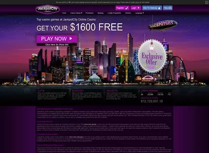 Homepage - Jackpot City Casino Review
