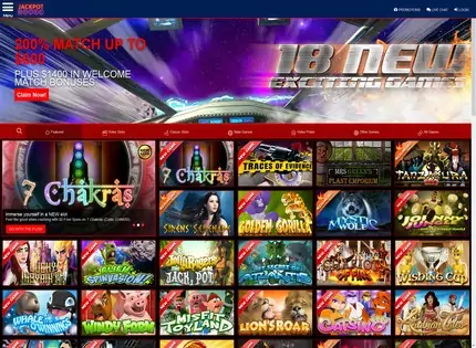 Homepage - Jackpot Wheel Casino Review