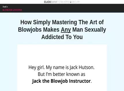 Homepage - Jacks Blowjob Lessons Review