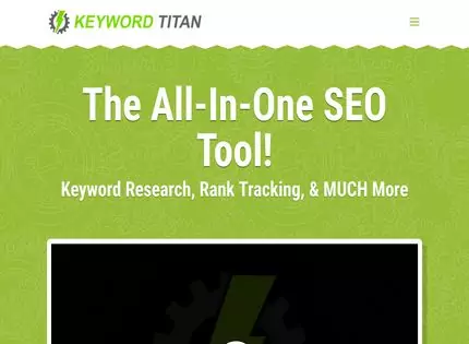 Homepage - Keyword Titan Review