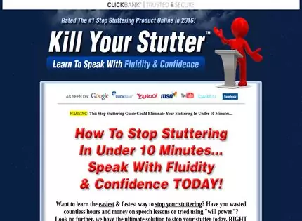 Homepage - Kill Your Stutter Review
