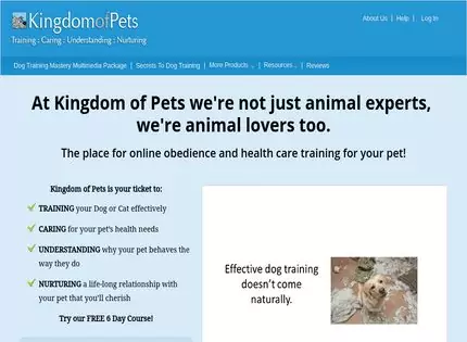 Homepage - Kingdom of Pets Review