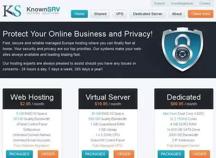 Homepage - KnownSRV Review
