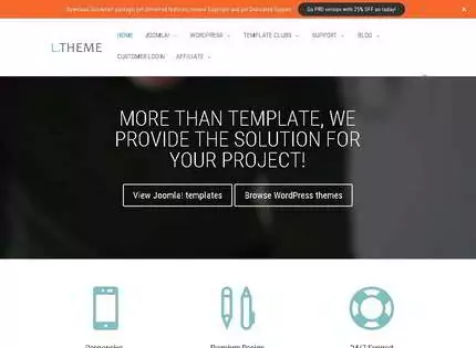 Homepage - LTheme Review