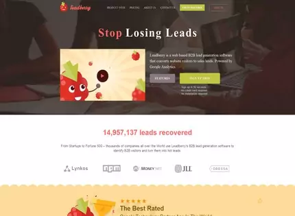 Homepage - Leadberry Review