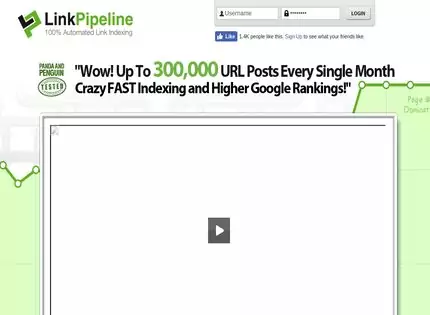 Homepage - LinkPipeLine Review