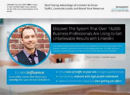 Homepage - Linkedinfluence Review