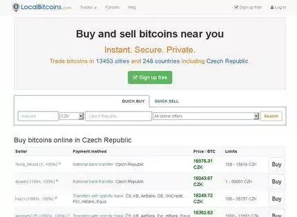 Homepage - LocalBitcoins Review