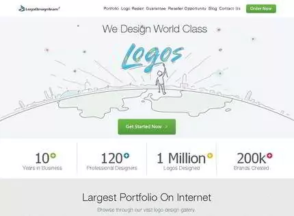 Homepage - Logo Design Team Review