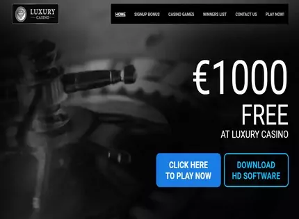Homepage - Luxury Casino Review