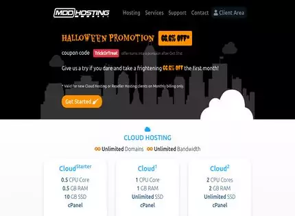 Homepage - MDDHosting Review
