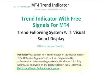 Homepage - MT4 Trend Indicator Review
