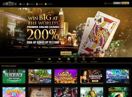 Homepage - MYB Casino Review