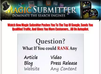 Homepage - Magic Submitter Review