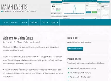 Homepage - Maian Events Review