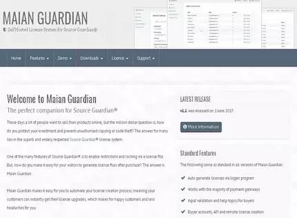 Homepage - Maian Guardian Review