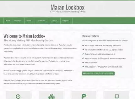 Homepage - Maian Lockbox Review