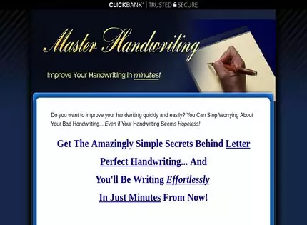 Homepage - Master Handwriting Review