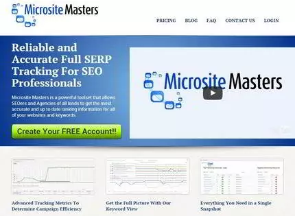 Homepage - Microsite Masters Review