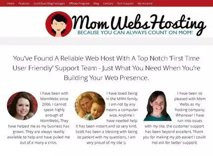 Homepage - Momwebs Review