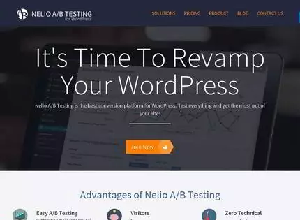 Homepage - Nelio AB Testing Review