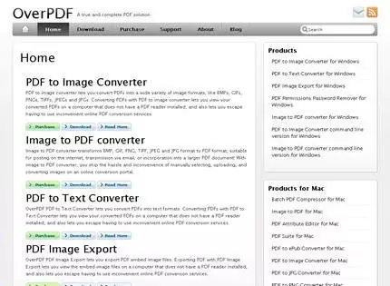 Homepage - OverPDF Review