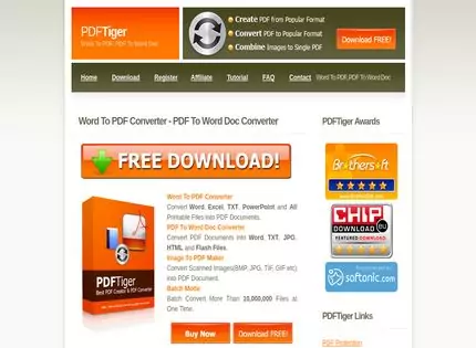 Homepage - PDFTiger Review