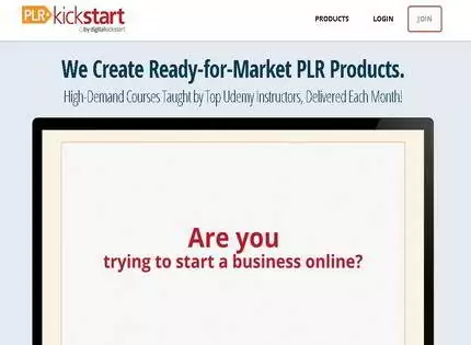 Homepage - PLR Kickstart Review