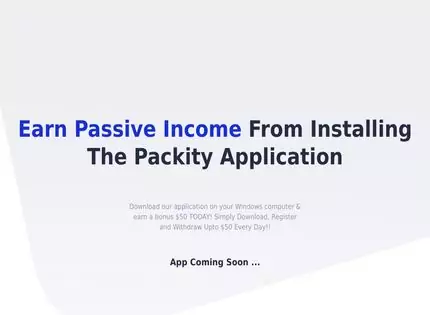 Homepage - Packity Review