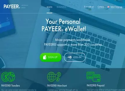 Homepage - Payeer Review