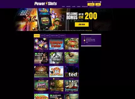 Homepage - Power Slots Casino Review
