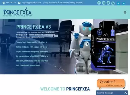 Homepage - Prince FX EA Review
